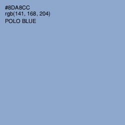 #8DA8CC - Polo Blue Color Image